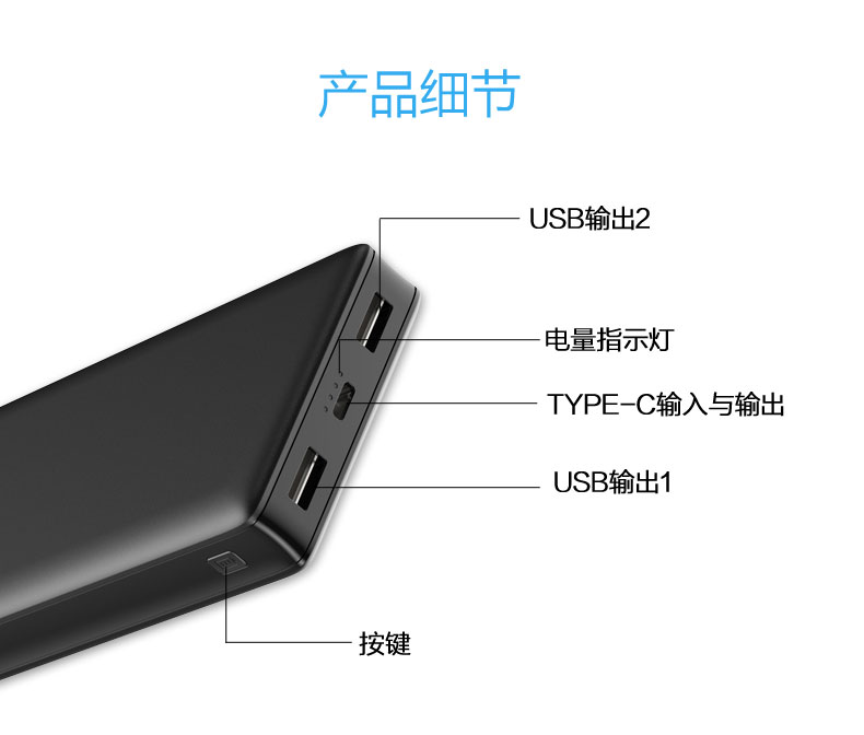 PD快充移動(dòng)電源 YN-041P 產(chǎn)品描述09