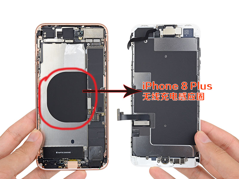 iphone 8 plus無線充電電磁感應(yīng)圈
